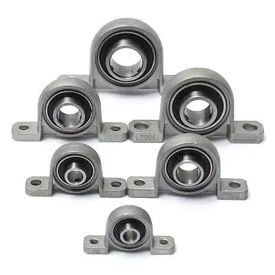 1PC 8/10/15/17/20/25mm Bore Diameter Mounted Bearings Ball Pillow Block Housing WG
