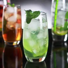 Houmaid ложка-болталка для меда стеклянный бокал чашки Коллинз Стекло напиток/молоко/сок/вода Стекло посуда для Кухня