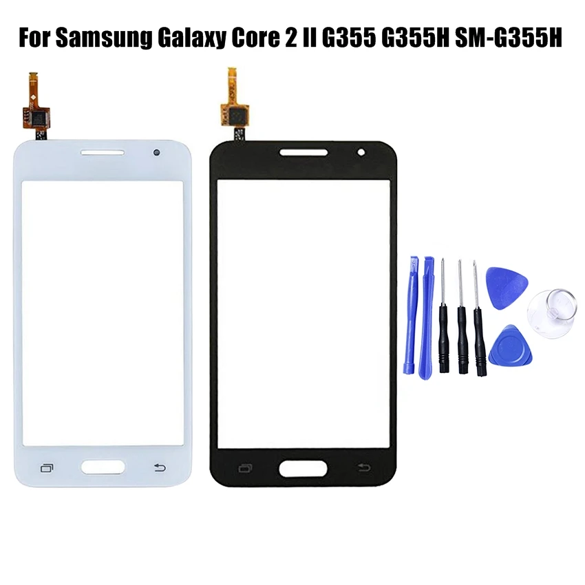 

Digitizer For Samsung Galaxy Core 2 II G355 G355H Core2 SM-G355H Touch Screen Sensor LCD Dispaly Outer Glass Repair