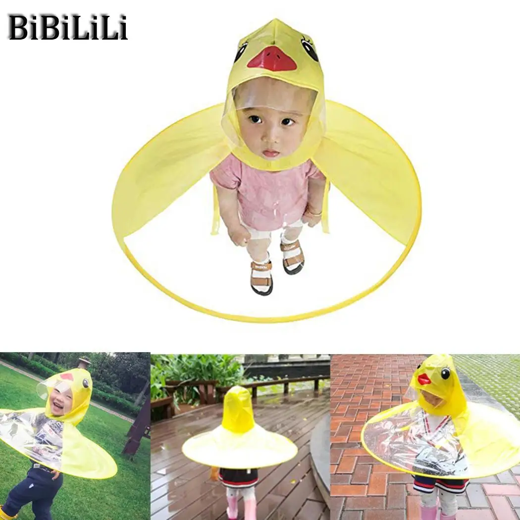 

Unisex 0 Waterproof Rain Duck Raincoat Jacket Kids Cute Print 69cm Yellow 27 Children 2inch Adjustable Kid Cartoon 17kg Hooded
