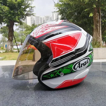 

Motorcycle Helmet Half Open Face Men Women Casco Vintage Scooter Jet Helmet Retro Helmets Pare Moto Cascos Para fast ship