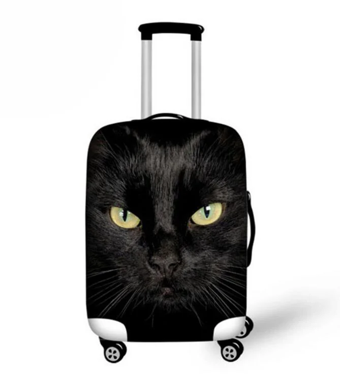 

Pet Cat Dog Luggage Protective Cover Men's Women's Elastic Suitcase Travel Case Trolley Dust Rain Bags Accessories