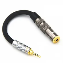 HIFI 2 5mm Balance Audio Cable for Cayin AK240 Male 2 5mm to 3 5mm 4 4mm 6 35mm 4 Pin XLR Female Headphone Conversion Cable