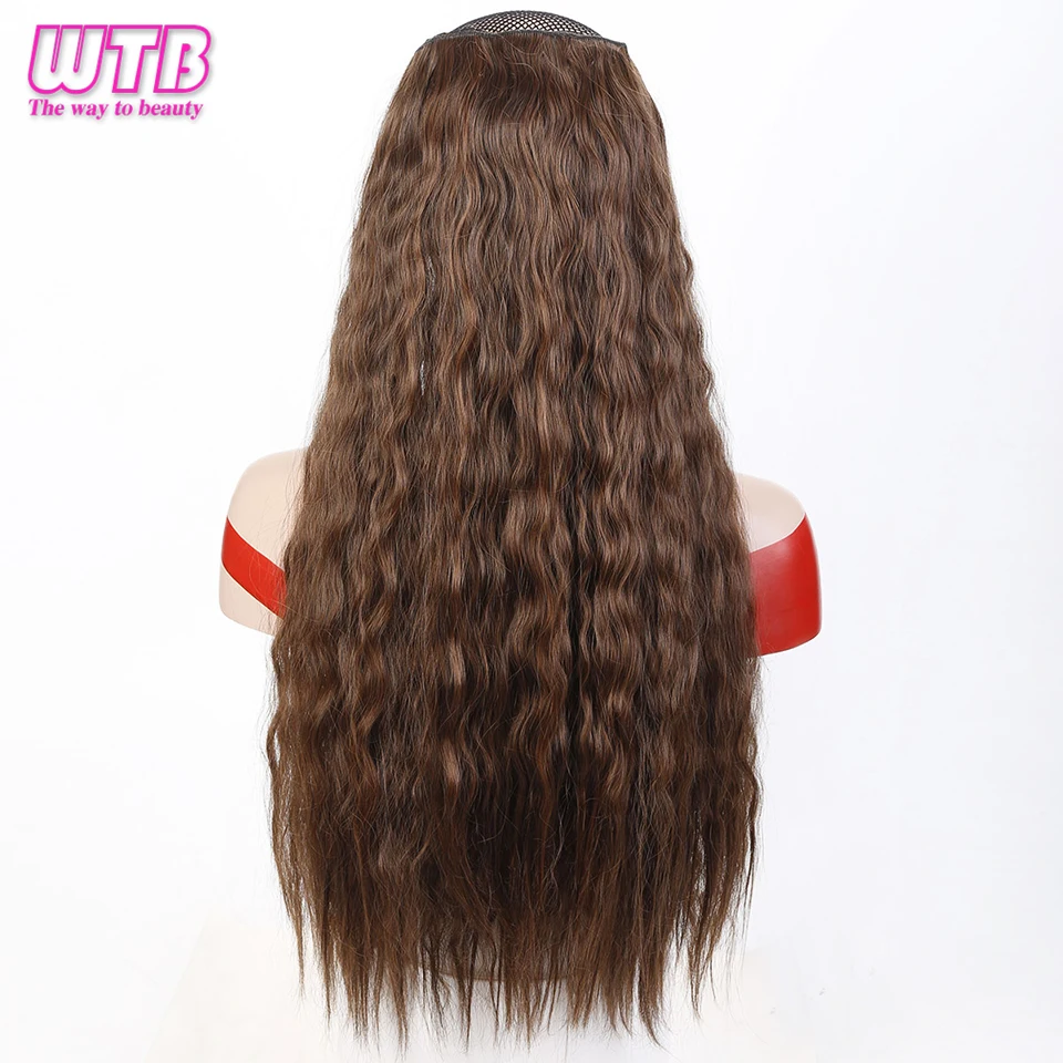 WTB Long Wavy Curly Hair 5 Clip In Hair Extensions for Women Synthetic Kinky Culry Heat Resistant Fake Hair Pieces WTB Long Wavy Curly Hair 5 Clip In Hair Extensions for Women Synthetic Kinky Culry Heat Resistant Fake Hair Pieces