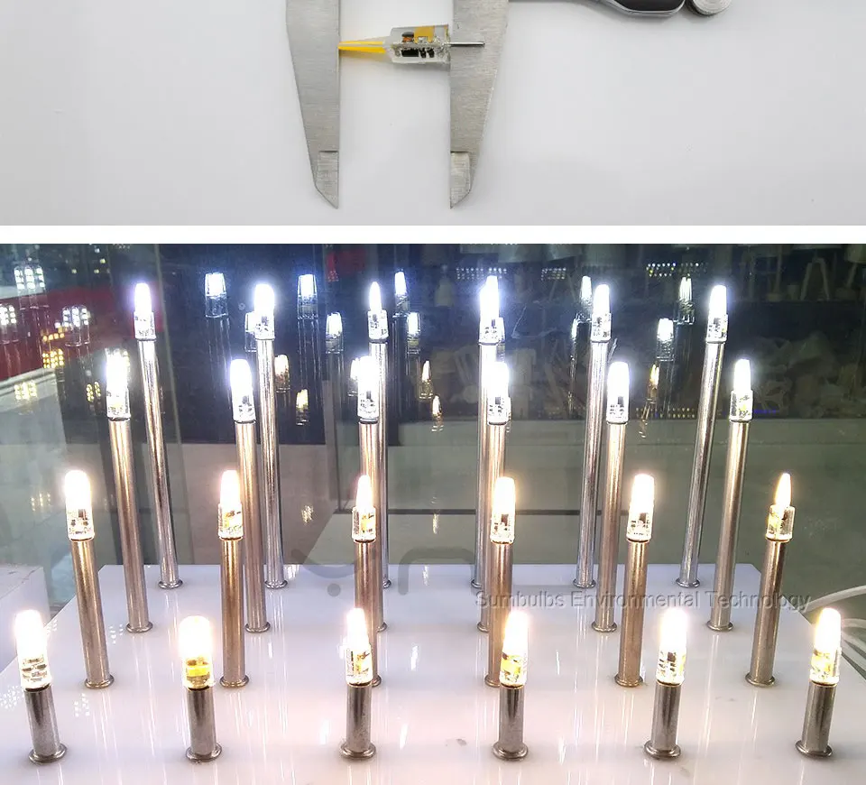 6W G4 LED Lamp DC 12V AC 220V Ultra Bright COB LED Bulb G4 Lights Replace Halogen Chandelier Lamps Warm Cold White (4)