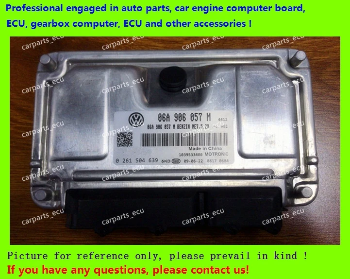 

For car engine computer board/VW Touran ECU/Electronic Control Unit/06A906057M 0261S04639/06A 906 057 M/06A906032TF 0261208708