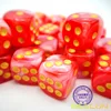 Bescon 12mm 6 Sided Dice 36 in Cube, 12mm Six Sided Die (36) Block of Dice, Gemini Effect in All Assorted Flower Colors 5