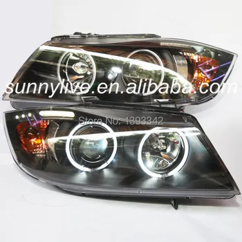 

For BMW E90 CCFL Angel Eyes Head Lamp 2006-2008 year LF