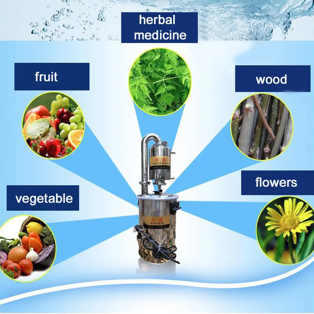 10L/21L/32L/55L домашний/лабораторный автоматический Самогонный аппарат из нержавеющей стали, дистиллятор, очиститель, фильтр для дистилляции эфирного масла