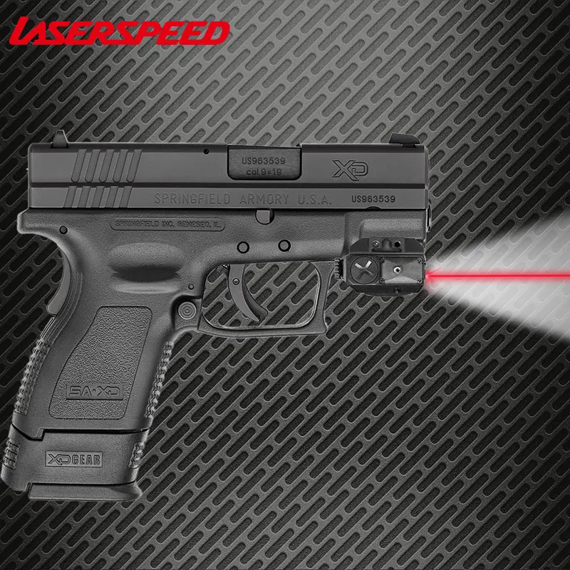 Laserspeed LS-CL3 тактические легкие фонари для оружия+ прицельный красный лазерный алюминиевый перил пистолет и винтовка са