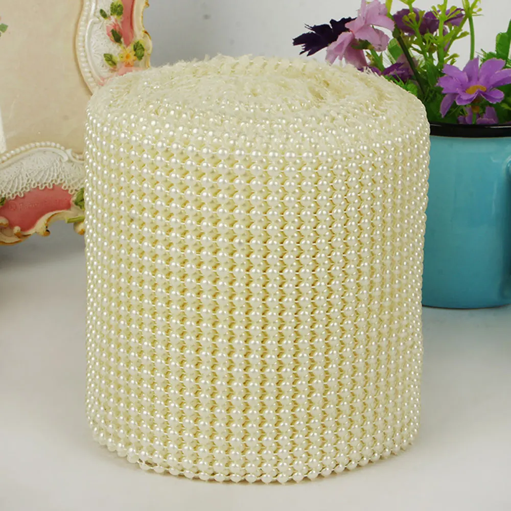 

Colorful Mesh Trim Bling Diamond Wrap Cake Roll Tulle Crystal Ribbon DIY Crafts Home Garden Wedding Party Decoration