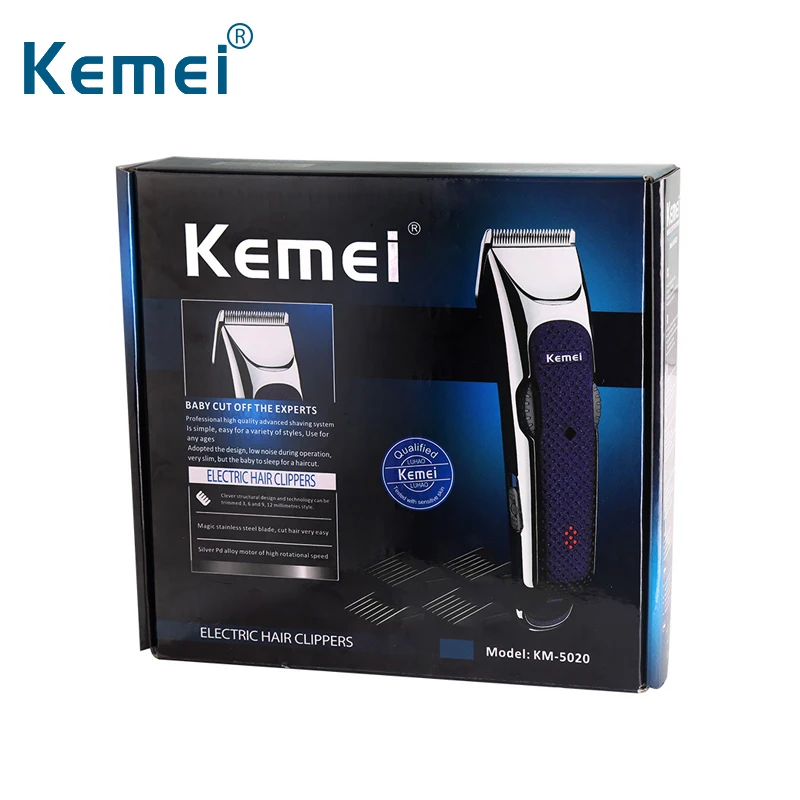 Kemei KM 5020 Новое поступление профессиональная перезаряжаемая машинка для стрижки