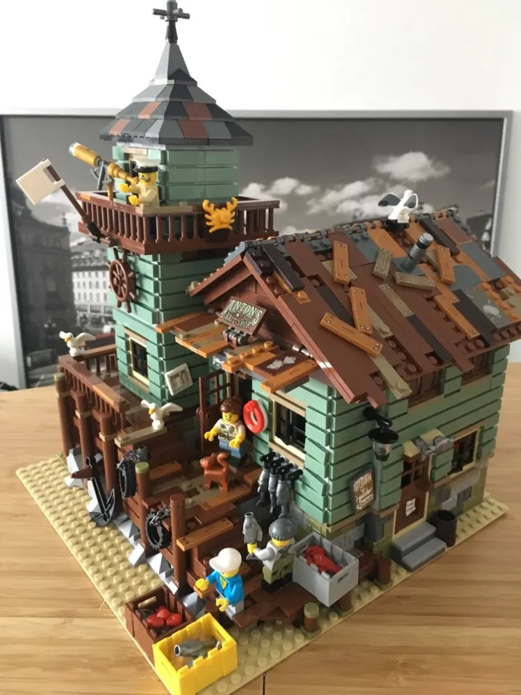 

Ideas Old Fishing Store - Building Toy and Popular Gift for Fans Block Sets and The Outdoors Compatible with Legoings