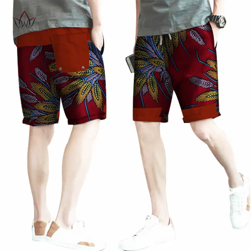 2019 г. модные короткие штаны для Для мужчин Дашики Повседневное Короткие штаны в африканском стиле Костюмы Базен Бесплатная доставка