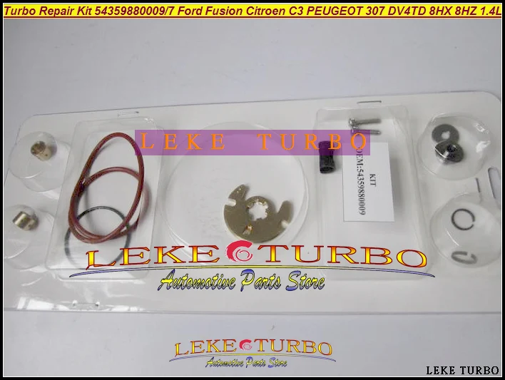 Turbo Repair Kit rebuild Kits KP35 09 54359880009 54359700009 54359710009 For Ford Fiesta For Peugeot 206 For Citroen C3 DV4TD