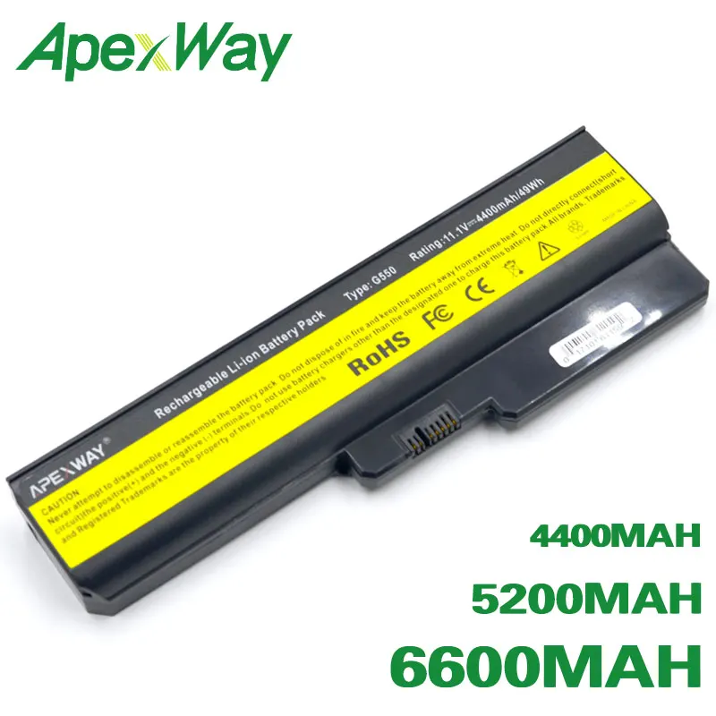 ApexWay Батарея для lenovo L08O6D02 L08O6DO2 L08S6C02 L08S6CO2 L08S6D02 L08S6Y02 L08S6YO2 LO8L6C02 LO8L6Y02 LO8N6Y02 LO8O4C02