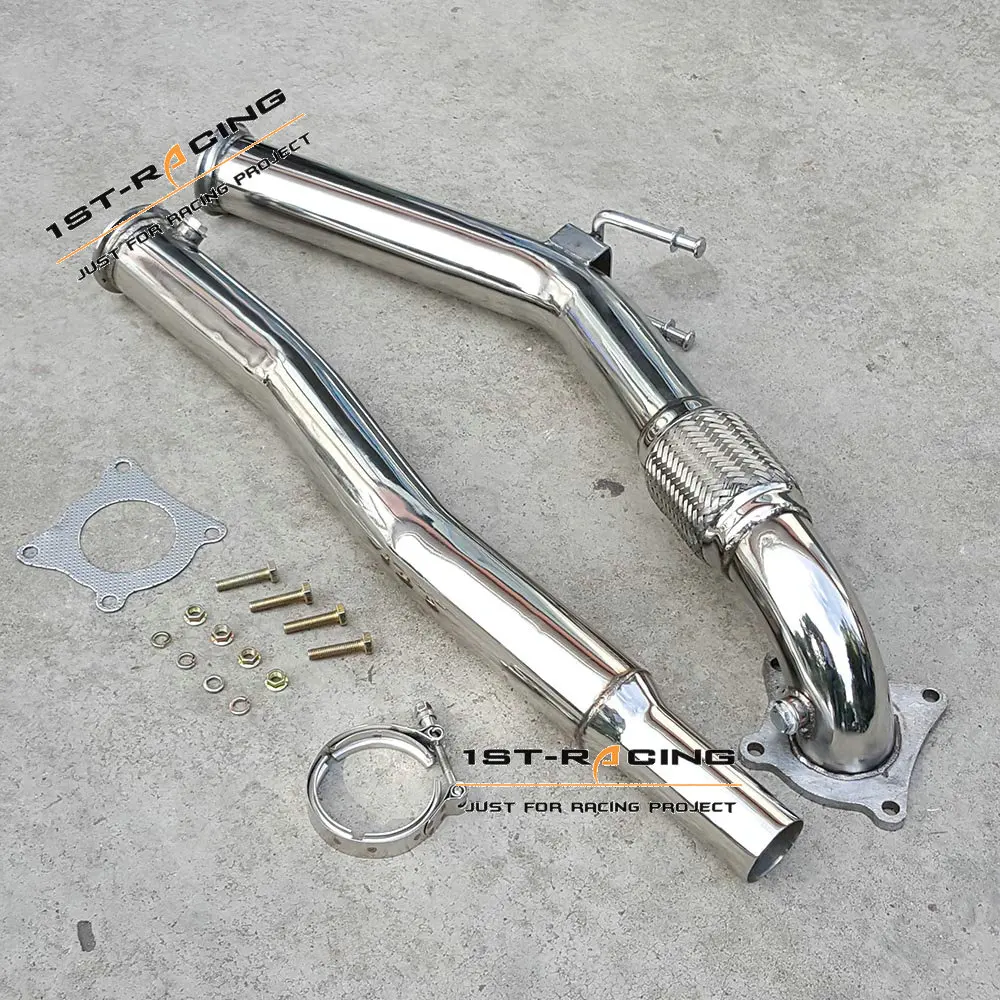 Для VW 06 10 Golf GTI Jetta MKV MK5 2 0 T FSI Turbo 3 &quotиз нержавеющей стали downpipe NEW|2.0t fsi|vw gti turbojetta turbo |