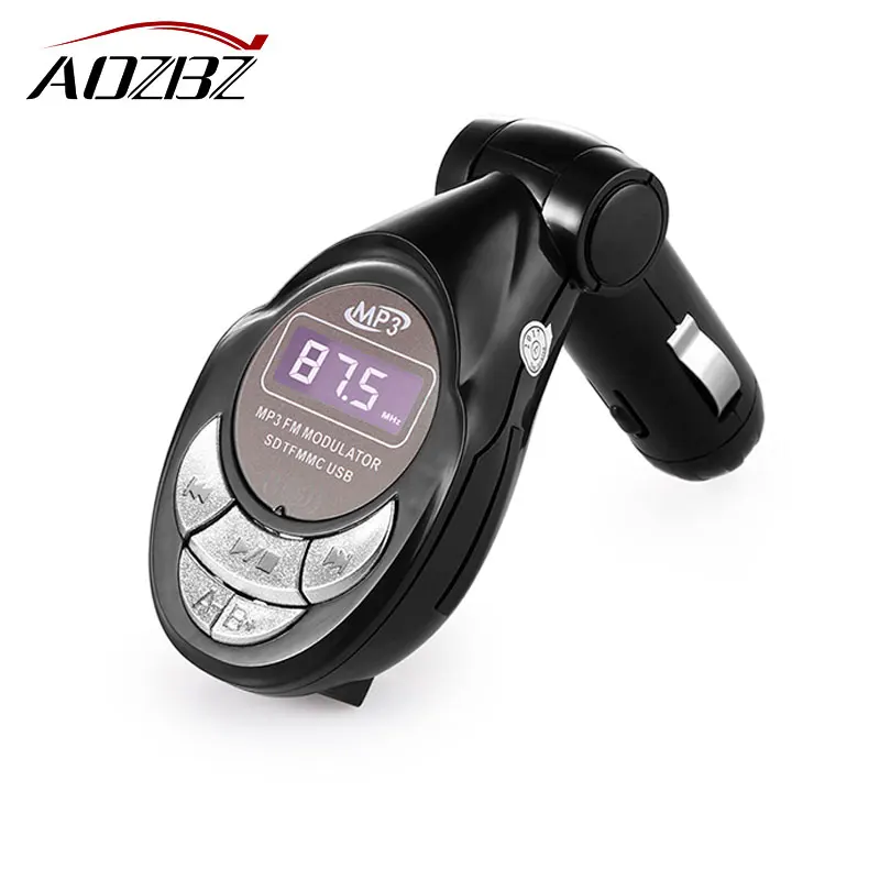 Aozbz Handfree Популярный Автомобильный MP3 плеер беспроводной fm передатчик модулятор USB
