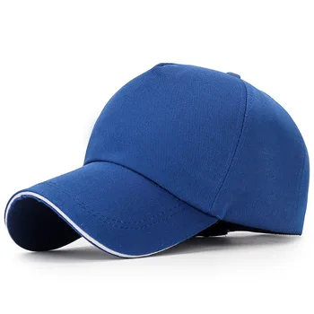 

Spring and Summer Structured Solid Baseball Cap with Sandwich bill Lengthened brim Adjustable Sport Hat for Men and Women Golf