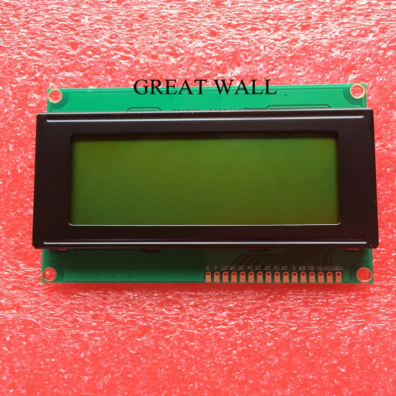 

1pcs LCD Board 2004 20*4 LCD 20X4 5V yellow-green screen LCD2004 display LCD module LCD 2004