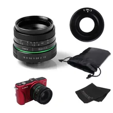 New green circle 35mm APS-C CCTV camera lens for For Olympus&Panasonic M4/3 Camera with c-m4/3 adapter ring +case + gift