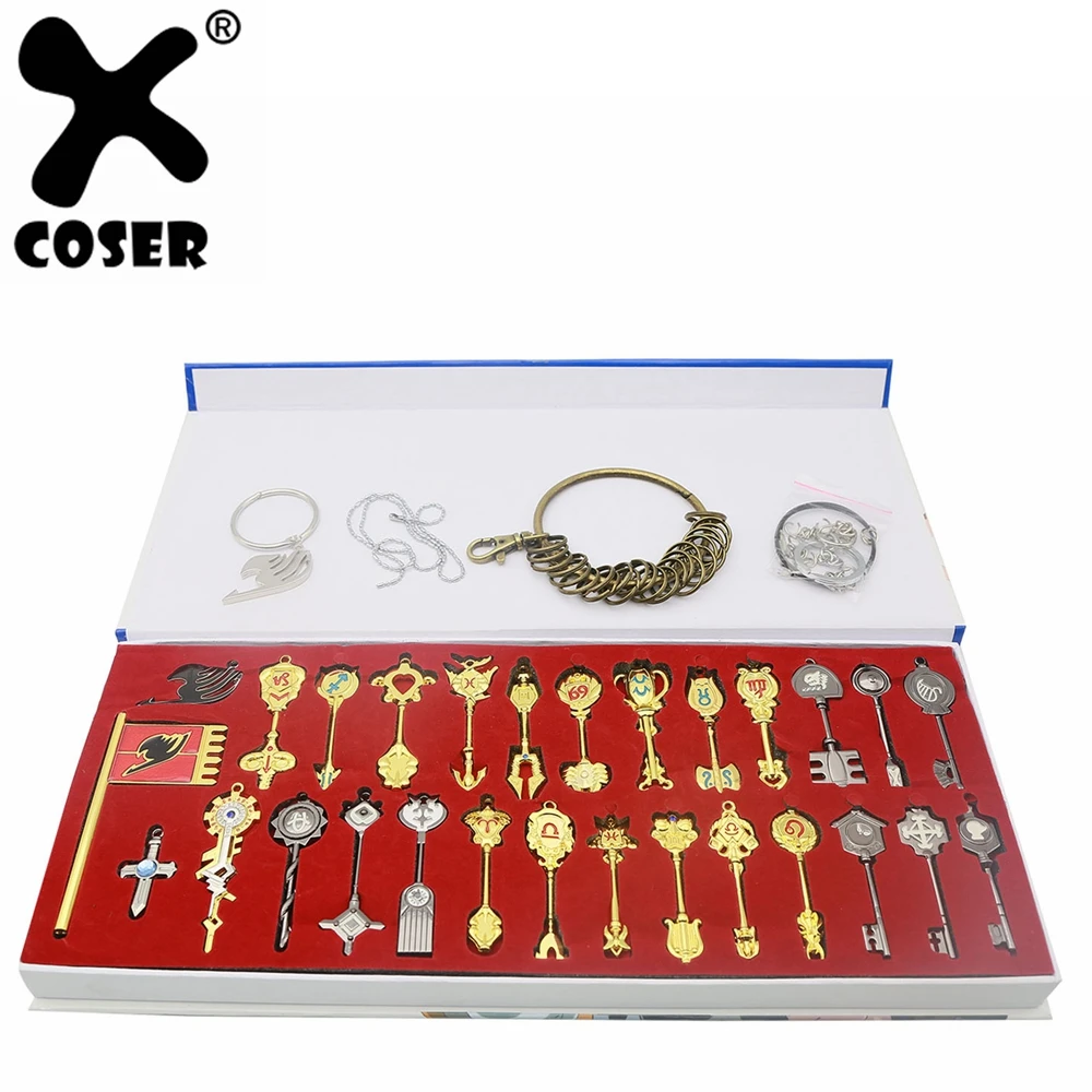 

XCOSER Fairy Tail Keychain Exquisite Fairy Tail Keychain Pendant For Decoration Collection Japanese Anime Cosplay Costume Prop
