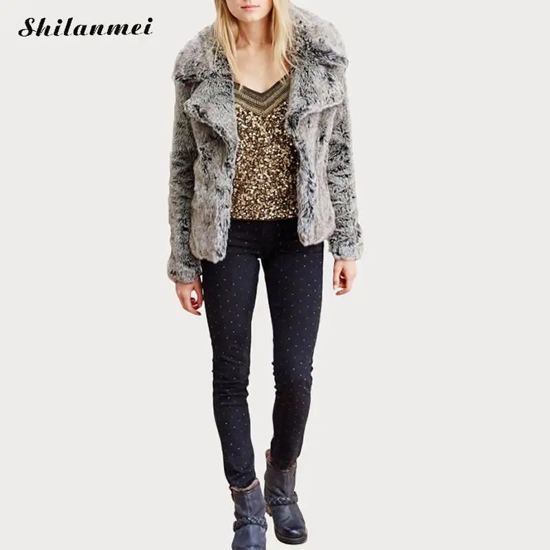 Европейская мода, женское длинное леопардовое пальто из искусственного меха, женская зимняя куртка из искусственного меха, верхняя одежда, женские меховые пальто, Casaco De Pele S-3XL