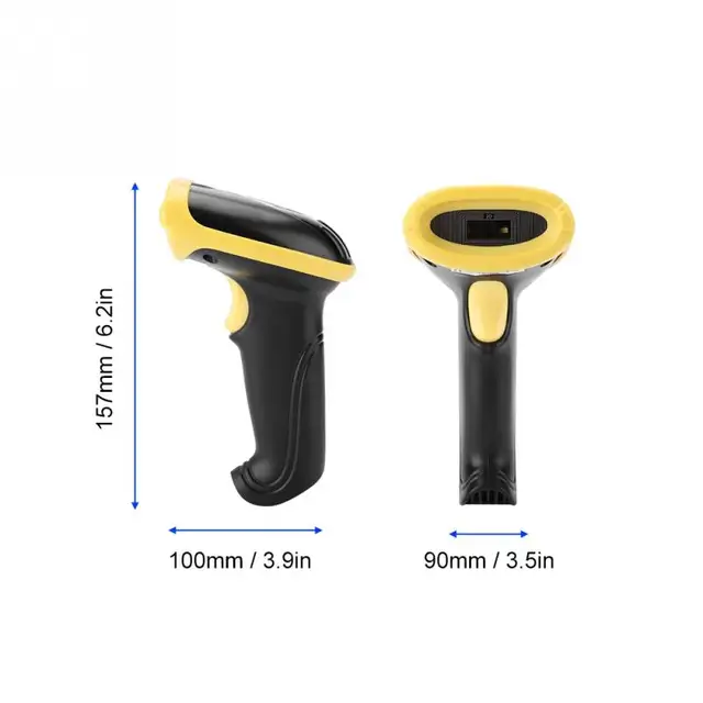 Buy Wired Handheld 1D 2D Barcode Reader Scanning Gun