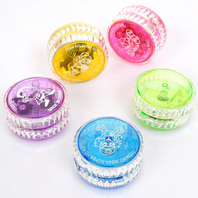

MrY LED Flashing YoYo ball Ladybug Luminous High Speed YoYo toys Children Mechanism Yo-Yo Toy for Kids gifts Party Entertainment