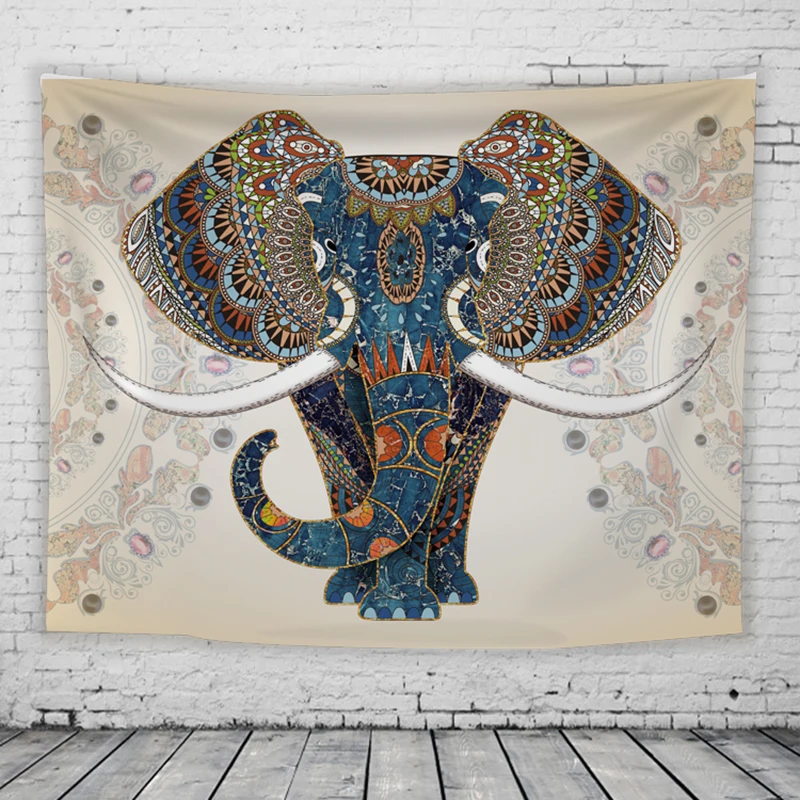 

Animal Decorative Tapestry Wall Hanging Bohemian Beach Mat Peach Skin Thin Blanket Yoga Shawl Mat The Blanket GT-05