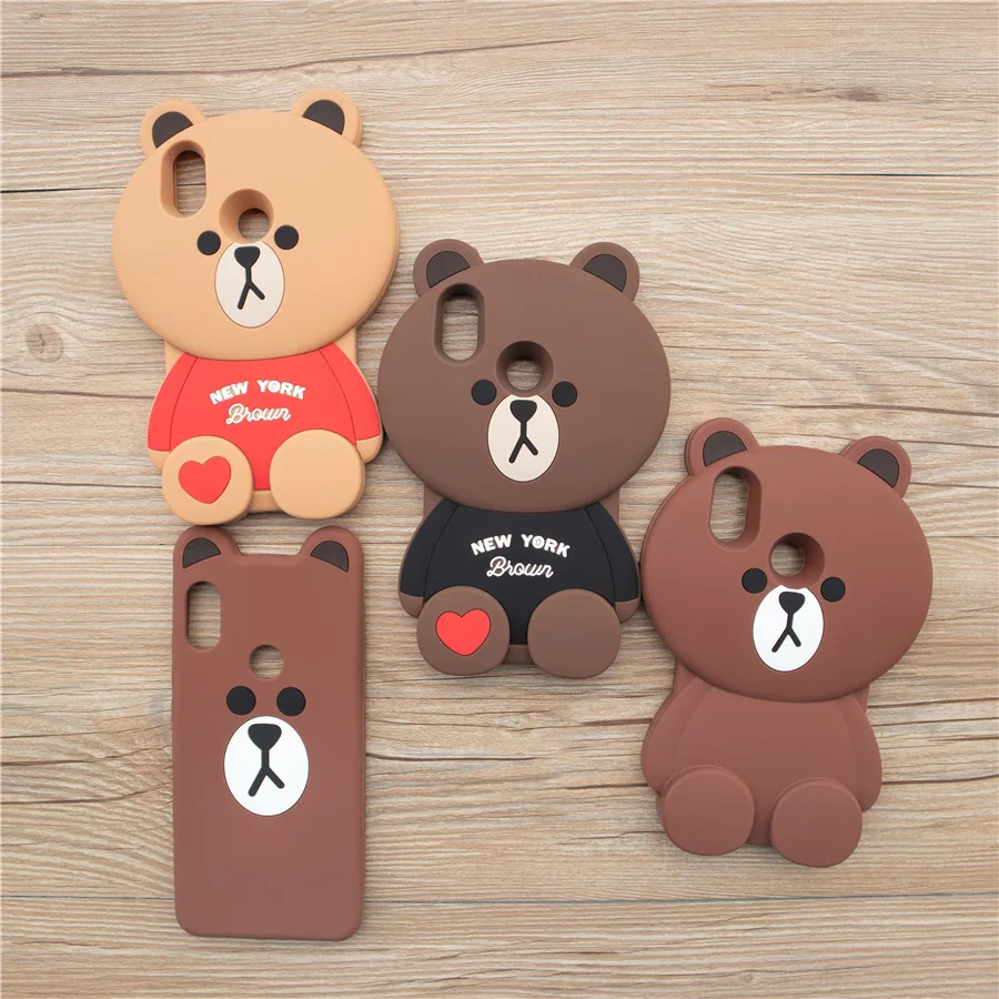 3D Cute Cartoon Loving font b Phone b font Case for Xiaomi Redmi Note 5 Soft