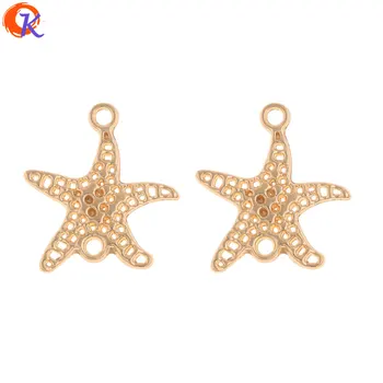 

Cordial Design 100Pcs 20*21MM Jewelry Accessories/Hand Made/DIY Earrings Connectors/Starfish Shape/Jewelry Findings Component