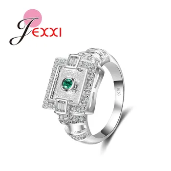 

Fountain Funny Design With Shiny CZ Crystal 925 Sterling Silver Ring Women/Girls Fashion Jewelry Wholesale For Party