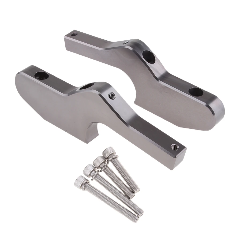 Universal Scooter Foot Rests Passenger Foot Pegs CNC Extensions Footpegs for Vespa GTS 300ie GTS GT 125 L 