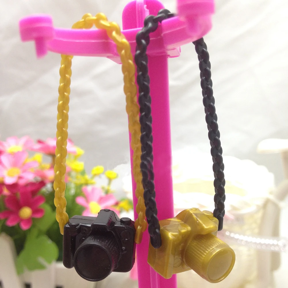 Случайный цвет для куклы DIY камера модные пластмассовые аксессуары кукол BJD