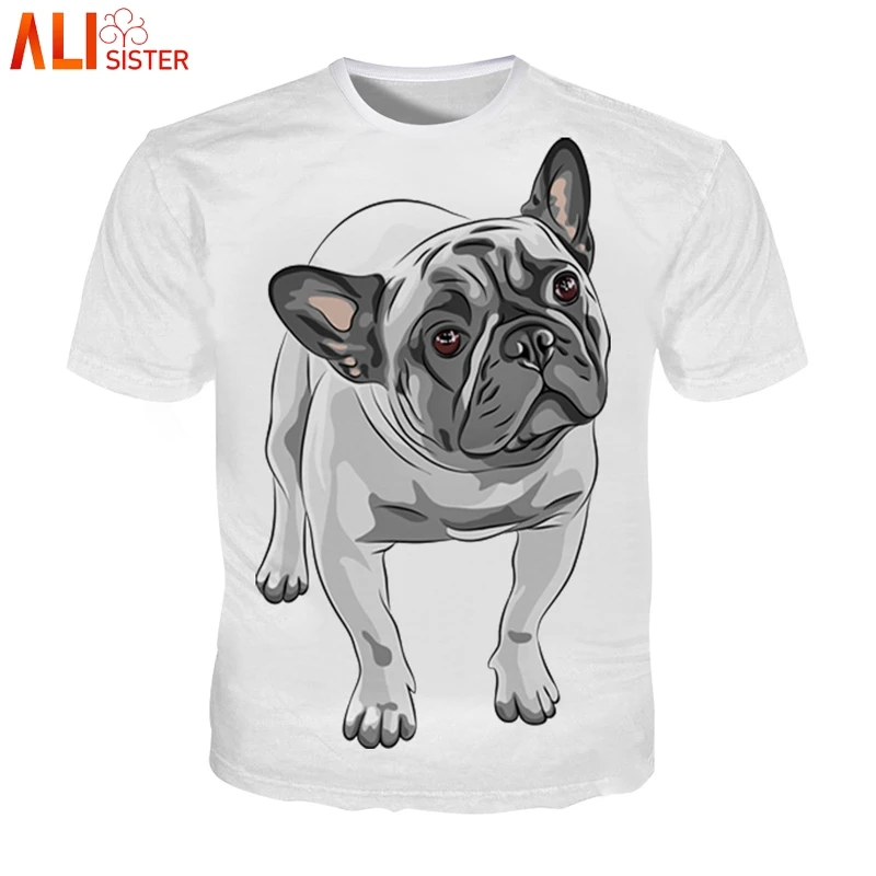 Alisister 3d cerdo impresión T camisa divertido gato perro camisetas de las mujeres de los hombres de verano Tops Plus tamaño Camiseta Hombre Camiseta dropship