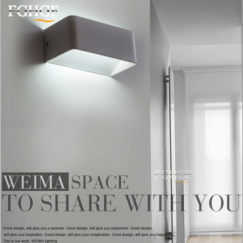 LED Wall Lamps 3W 8W 10W Modern Simple Bedroom Lights Indoor Dining-room Corridor Lighting Aluminum Material Free Shipping (4)