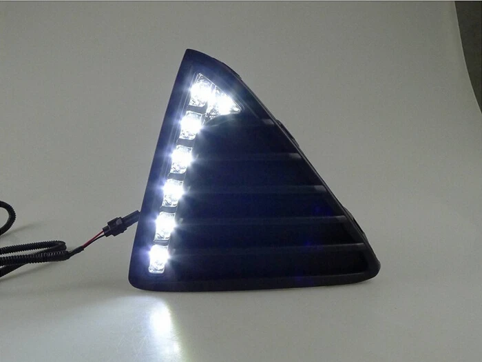 

Gloss  daytime running lights LED Car DRL with turn off and dimmer function case for 2012 Ford Focus 3 ,fog light