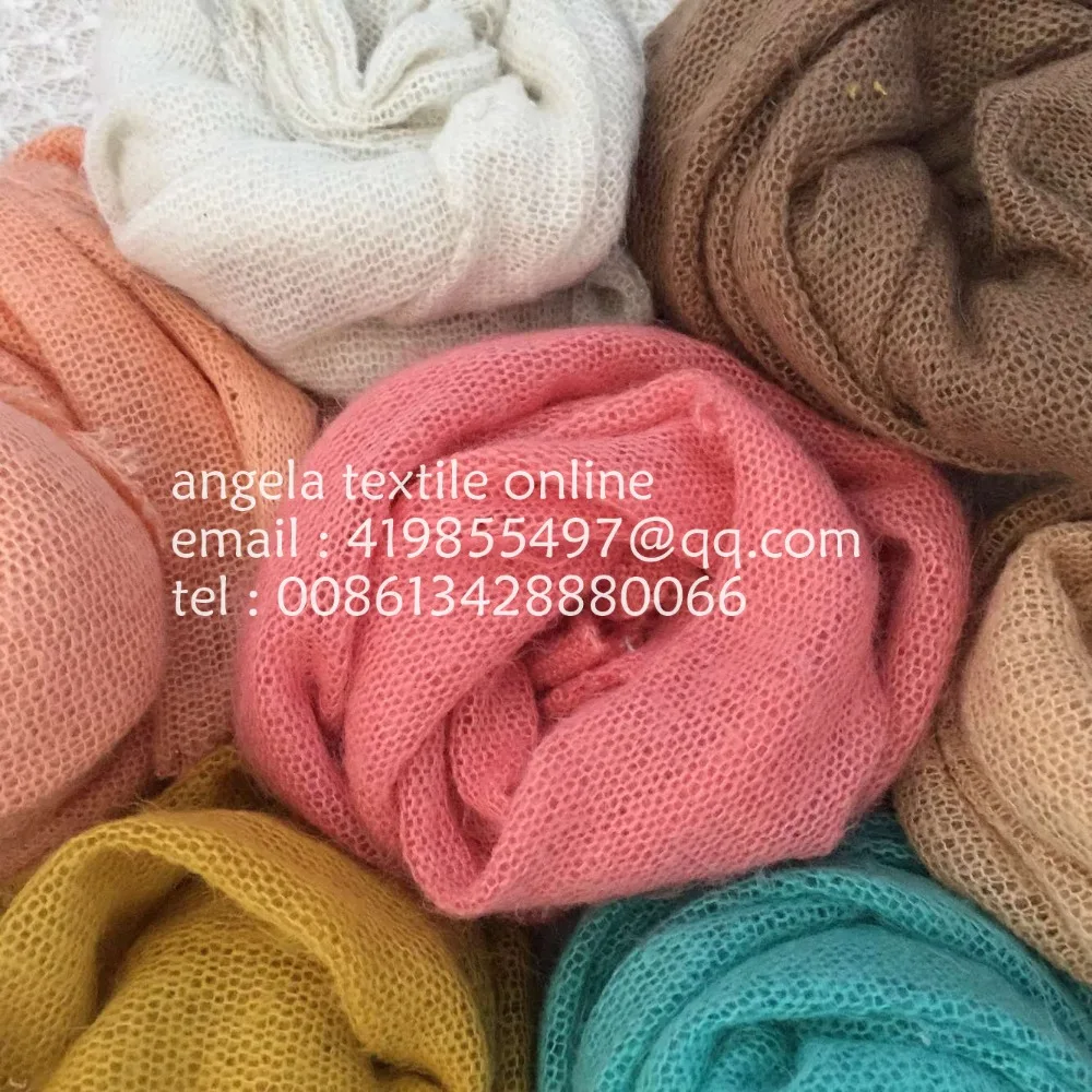 wholesale knit fabrics thin and soft sanded crylic cotton fabricsin