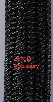 

Black Metallic Tubular Braid/Crin - 60 yard of 16mm - Crinoline Cyberlox Stretch Tubing