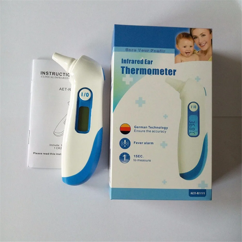 Термометр инфракрасный детский бесконтактный термометр для тела lcd ушной лоб температура Детский Взрослый медицинский термометр - Цвет: Ear Thermometer