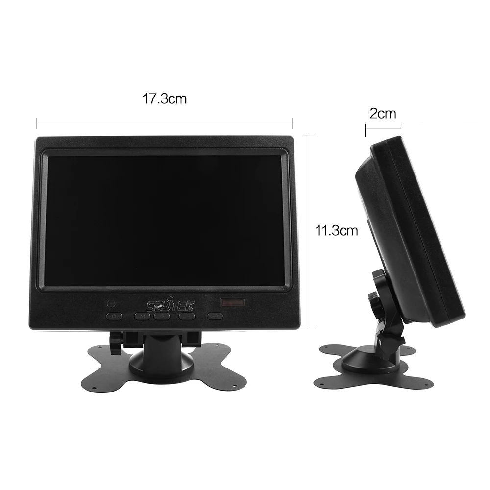 SRJTEK 7 &quotHD LCD 1024*600 Мини компьютер ТВ дисплей сенсорный экран HDMI ЖК монитор плата
