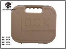 EMERSON GLOCK ABS Pistol Case Tactical Hard Pistol Case Gun Case Padded Foam Lining for hunting airsoft