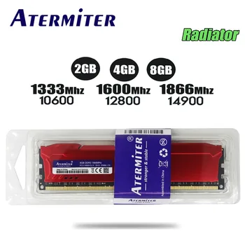 

New 8GB DDR3 1600Mhz 1866Mhz 1333MHz radiator Desktop PC DIMM Memory RAM 240 pins For intel amd 6gb 4gb 8g 1866 1600 1333