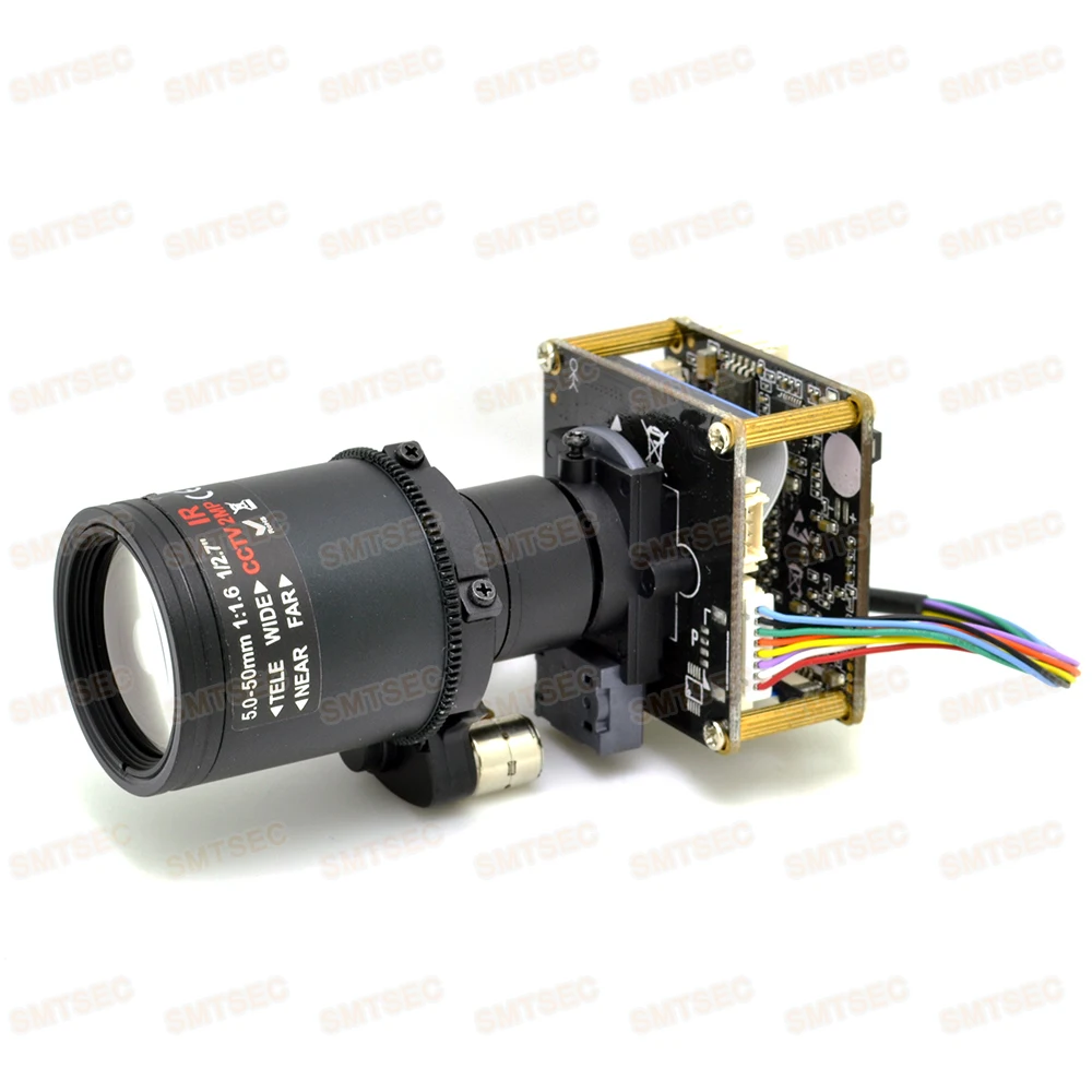 

10X Video Zoom AutoFocus 50/60fp IP Camera Module Starlight 2MP Sony IMX291 Hi3516A CCTV Security IPC PCB Board SIP-E291AML-0550