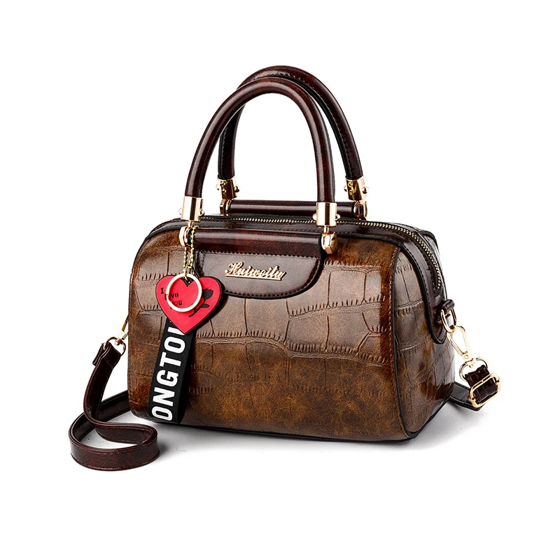 

Crossbody Bags For Women 2018 Vintage Shoulder Bag Of Women Handbag Soft Leather Boston Cheap Women Bag Bolsa Feminina