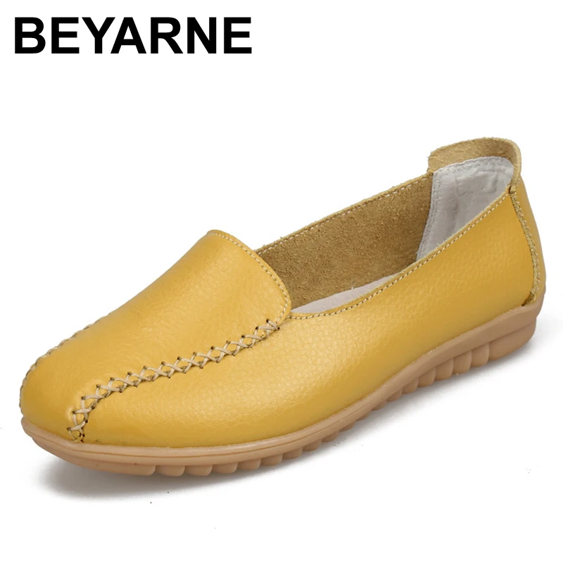 

Promotions Fashion Candy Colors Genuine Leather Shoes 2017 Summer Trendy Breathable Slip-on Women Casual Flat Shoes 4 Colors