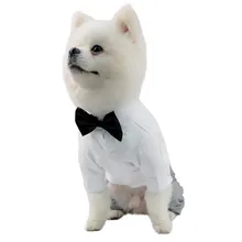 Одежда для собак, одежда для собак, Маленькие Средние рубашки для собак, брюки, костюм для щенков, собак, кошек, свадеб, Изысканная одежда для домашних животных