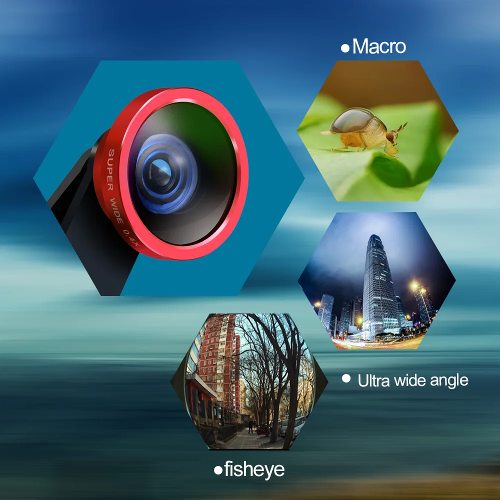 Универсальный объектив «рыбий глаз» 3 в 1, Широкоугольный макро объектив «рыбий глаз», объектив для мобильного телефона, объектив для смартфона, Мобильный объектив для камеры «рыбий глаз»