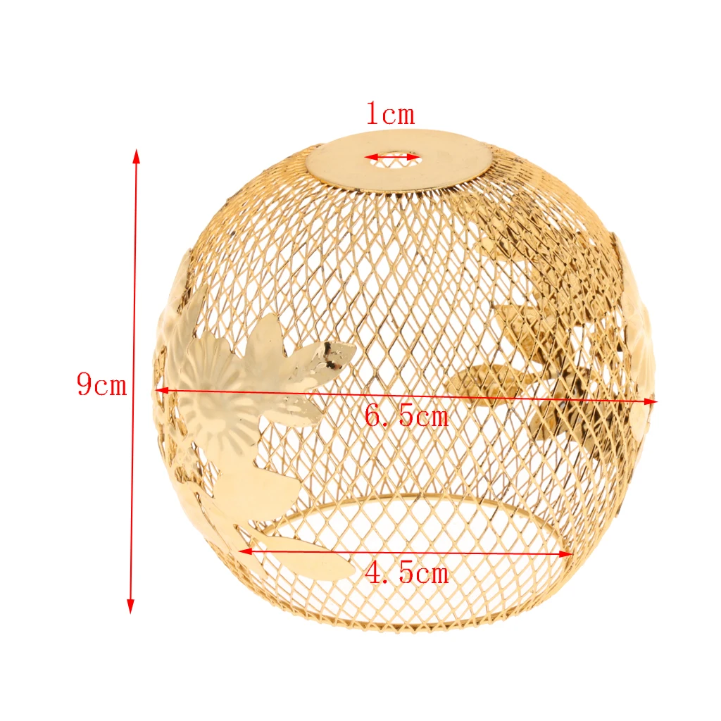 Роскошный клетка железная лампа тени промышленного Стиля Чехол для подсвечника легкая подвесная клетка для осветительного прибора